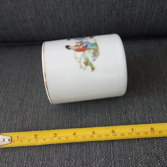 Ceramic Coffee Mug with Gold Trim - Picture 9 of 12